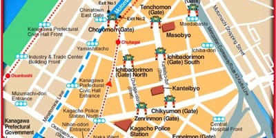 Kat jeyografik nan Yokohama ak Tokyo