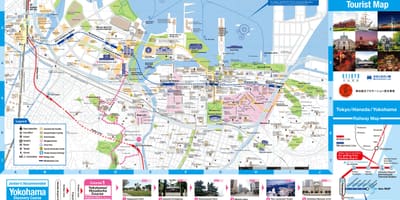 Kat jeyografik nan Yokohama atraksyon